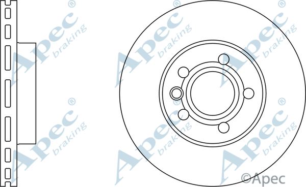 APEC BRAKING Тормозной диск DSK939